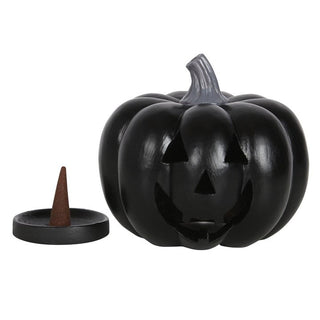 Black Pumpkin Incense Cone Holder    from The Rock Space