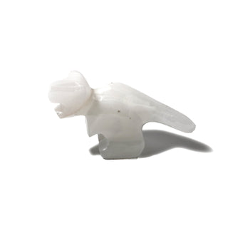 White Aragonite Tyrannosaurus Rex Dinosaur Carving - 1" to 2" from The Rock Space