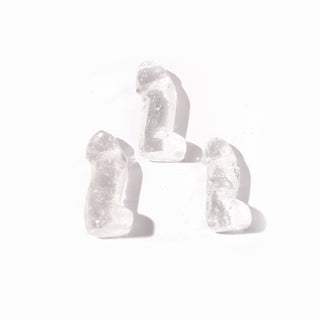Clear Quartz Peen Carving Mini - 3pk    from Stonebridge Imports