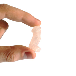 Rose Quartz Peen Carving - Mini (18g to 30g, 1" to 1 1/2") from The Rock Space