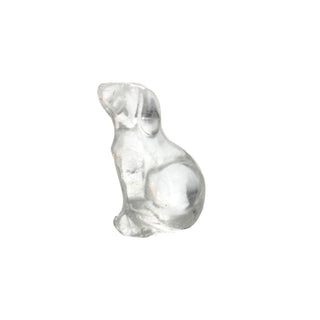 Puppy Carving Clear Quartz    from The Rock Space