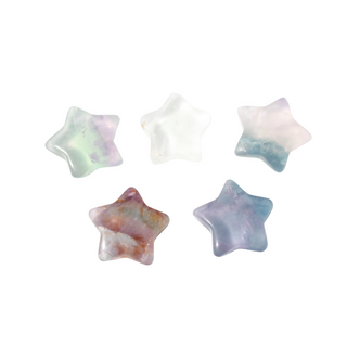 Fluorite Star Carving - 5 Pack
