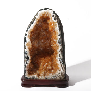 Citrine Cathedral on Wood Base Unique #85 - 7.6kg    from The Rock Space