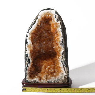 Citrine Cathedral on Wood Base Unique #85 - 7.6kg    from The Rock Space