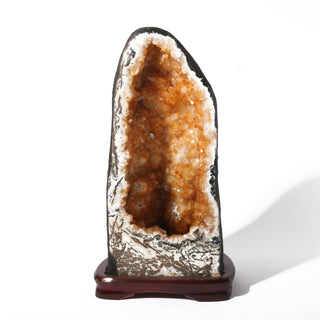 Citrine Cathedral on Wood Base Unique #86 - 8.4kg    from The Rock Space