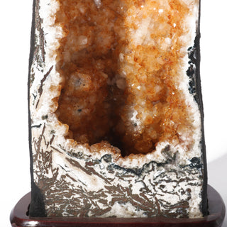 Citrine Cathedral on Wood Base Unique #86 - 8.4kg    from The Rock Space