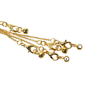 Gold Plated Adjustable "Cross Style" Chain - 18" Long - 5 Pack from Stonebridge Imports