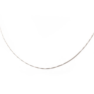 Sterling Silver Chain "Box Style" 022 - 22" Long from The Rock Space