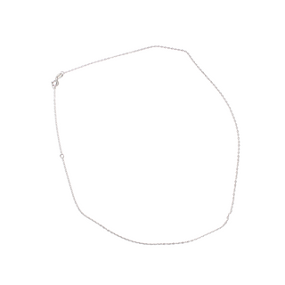 925 Silver Adjustable Chain "Cable Style" - Type 2 - 18" Long from Stonebridge Imports