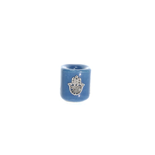 Mini Ceramic Candle Holder Dark Blue   from The Rock Space