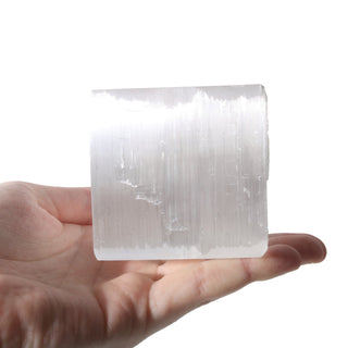 Selenite Candle Holder - Square from The Rock Space