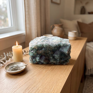 Fluorite Cluster Unique #54 - 7" x 4" from The Rock Space
