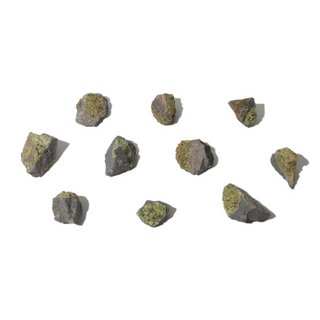 Peridot Clusters on Basalt - 1 kg Flat from The Rock Space