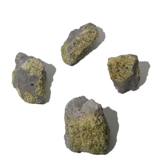 Peridot Clusters on Basalt - 1 kg Flat from The Rock Space