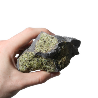 Peridot Clusters on Basalt - 1 kg Flat from The Rock Space