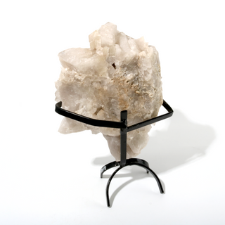 Smoky Quartz Cluster on Iron Stand U#4 - 10"    from The Rock Space