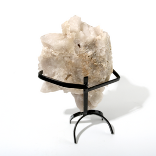 Smoky Quartz Cluster on Iron Stand U#4 - 10" from The Rock Space