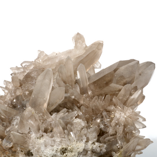 Smoky Quartz Cluster on Iron Stand U#5 - 9" from The Rock Space