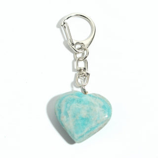 Amazonite Heart Charm - 1" from The Rock Space