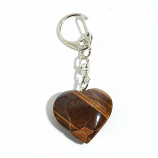 Tiger Eye Heart Charm - 1" from The Rock Space