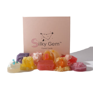 Crystal Candy | Edible Crystal Clusters by Silky Gem 9 Piece Signature Collection from The Rock Space