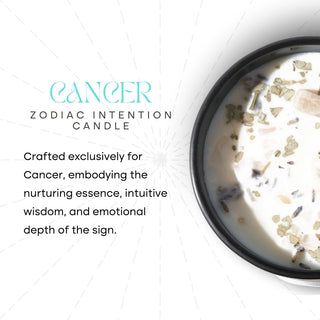 Crystal Zodiac Candle