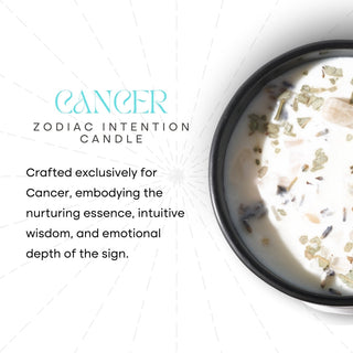 Crystal Zodiac Candle from The Rock Space