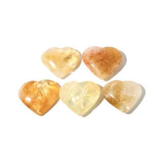 Citrine B Mini Heart - 5 Pack    from Stonebridge Imports