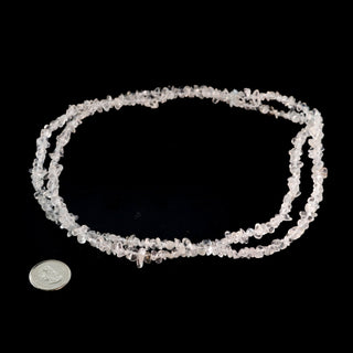Clear Quartz Chip Strands - 3mm to 5mm from The Rock Space