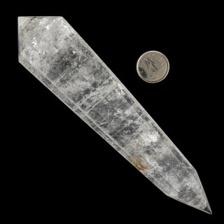 Clear Quartz E Vogel Wand #4 - 4 1/2"