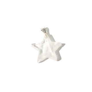 Clear Quartz B Star Pendant - Pack of 5 from The Rock Space
