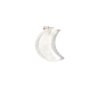 Clear Quartz B Crescent Moon Pendant - Pack of 5 from The Rock Space