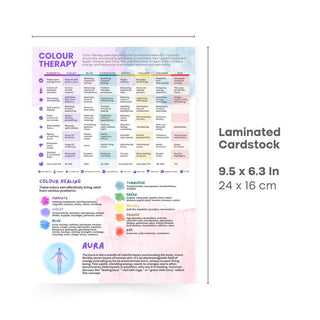 QuickStudy Guide 2.0 - Color Therapy (Hardcopy 5-pack) from Stonebridge Imports