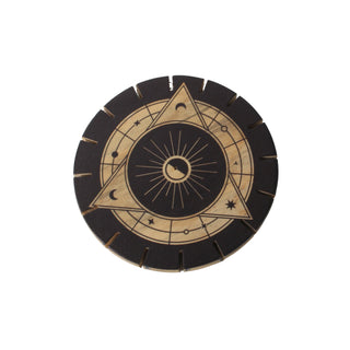 Round Wooden Pendulum Holder from The Rock Space
