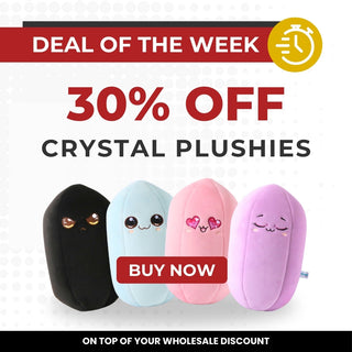 Crystal Plushie 💗 Plushies shaped like crystals 💜 powered by crystals