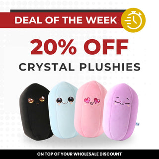 Crystal Plushie 💗 Plushies shaped like crystals 💜 powered by crystals