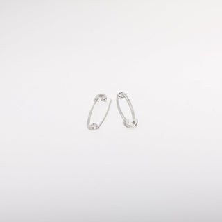 925 Silver Small Paper Clip Earrings from Stonebridge Imports