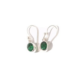 Emerald Cabochon Earrings #1    from The Rock Space