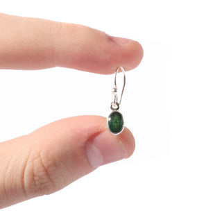 Emerald Cabochon Earrings #1    from The Rock Space