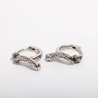 925 Snake Earrings Hoop from Stonebridge Imports