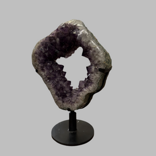 Amethyst Ring Cluster on Iron Stand U#4 - 47kg from Stonebridge Imports