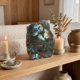 Labradorite Polished Face Cut Base Unique #2 from The Rock Space