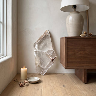 Selenite Window Slab Unique #19 - 17" from The Rock Space
