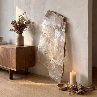 Selenite Window Slab Unique #22 - 30" from The Rock Space