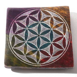 Ash Catcher, Square, Flower of Life from The Rock Space