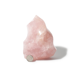 Rose Quartz Flame Unique #2 - 4 3/8" from Stonebridge Imports