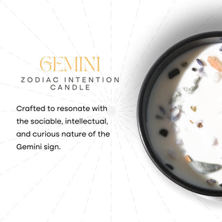 Crystal Zodiac Candle from The Rock Space