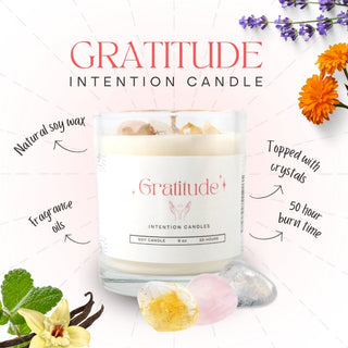 Crystal Intention Candle - Full Set (7) from Stonebridge Imports