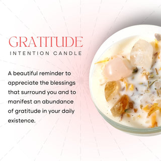 Crystal Intention Candle (Now in Clear Vessel!) from Stonebridge Imports