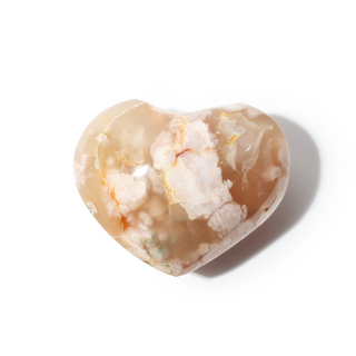 Flower Agate Heart #5 - 2" to 3" from The Rock Space